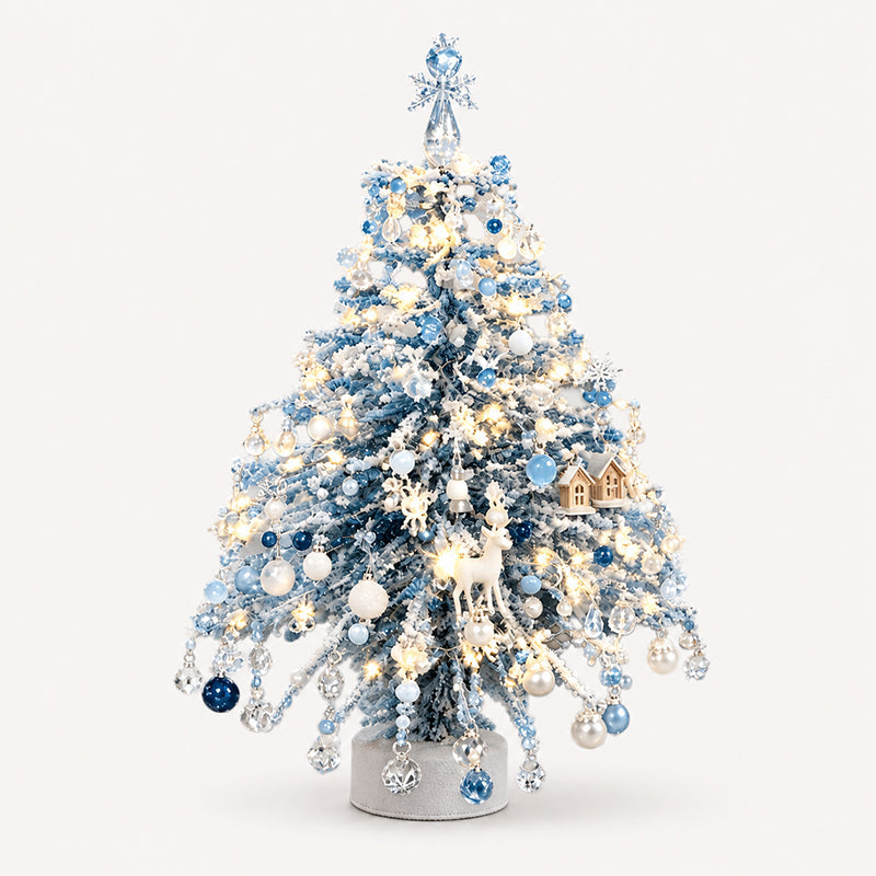 🎄DIY Beaded Tabletop Christmas Tree Craft Kit with LED Lights
