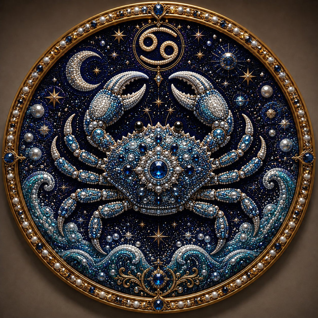 🔥 12 Zodiac Signs Pearl Art Kit ♈🌙
