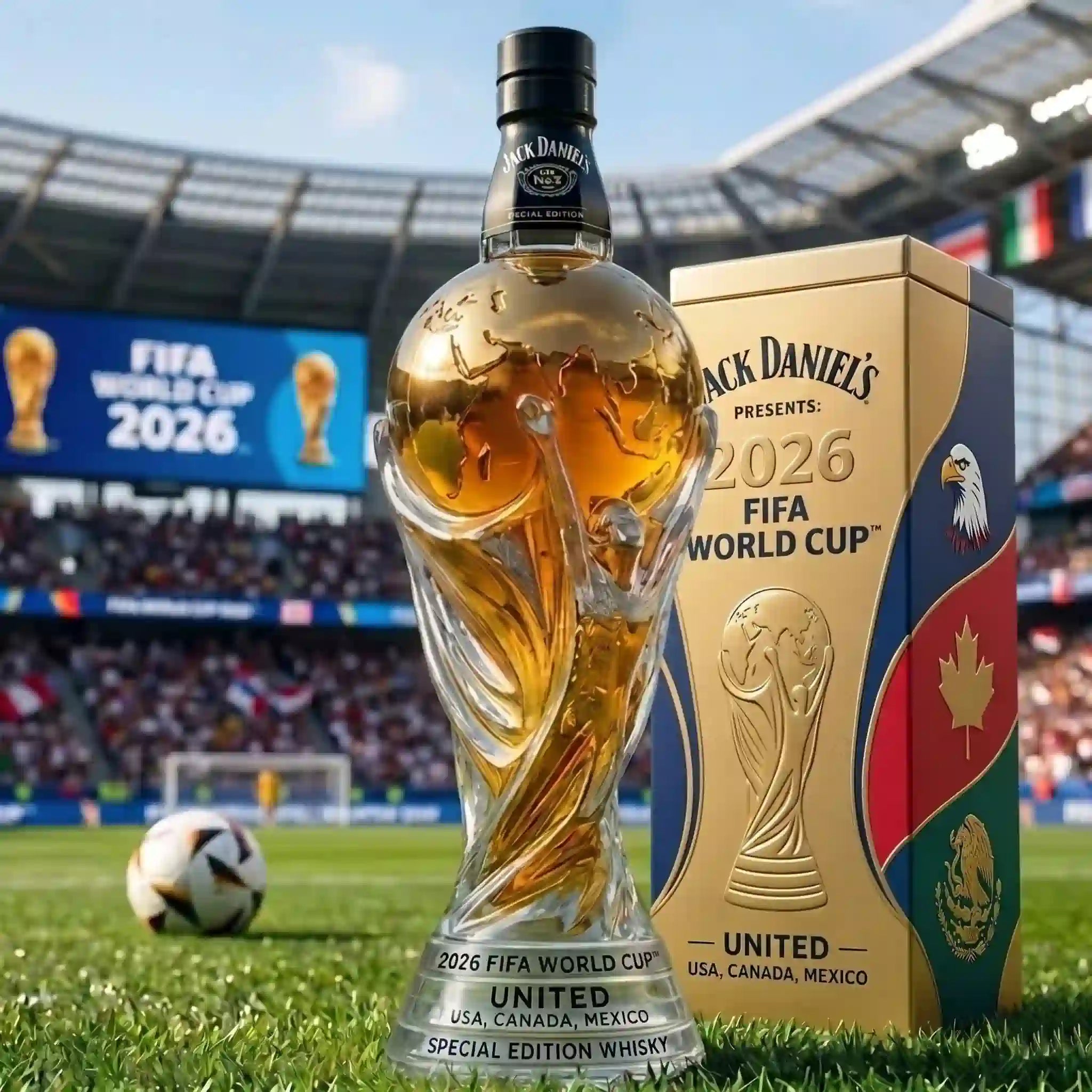 🔥HEISSER ANGEBOT 49 % RABATT!📢⚽Whiskyflasche in Sonderausgabe zur FIFA-Weltmeisterschaft 2026⚽