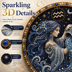 🔥 12 Zodiac Signs Pearl Art Kit ♈🌙