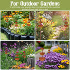 🌧️ Regensammler – Pflanzenstütze🐦 Gartenornament aus Metall