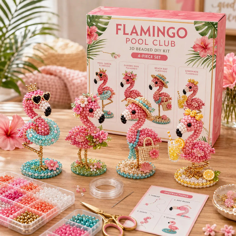 🧵✨ Kreative 3D-Bastelset-Kollektion „Mini World“ mit Perlen