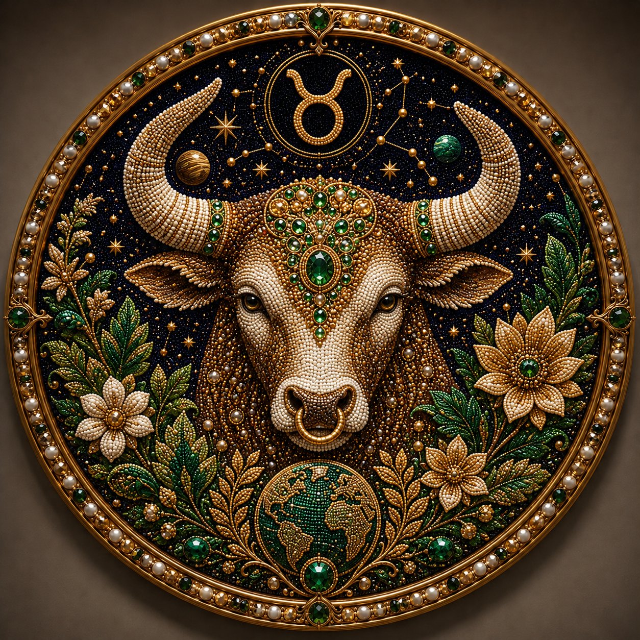 🔥 12 Zodiac Signs Pearl Art Kit ♈🌙