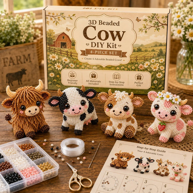 🧵✨ Kreative 3D-Bastelset-Kollektion „Mini World“ mit Perlen