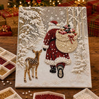 Christmas Reindeer Diamond Painting Art Kit