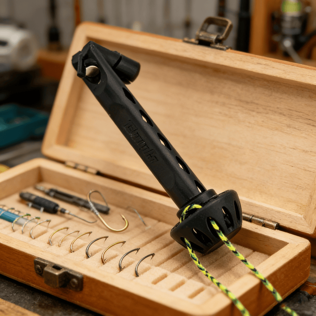 🣩 Magnetischer Fliegenaufzieher – Einfaches Aufziehen und Verknoten von Fliegen der Größen 24 bis 6