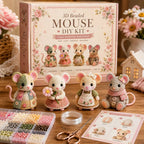 🧵✨ Kreative 3D-Bastelset-Kollektion „Mini World“ mit Perlen