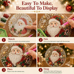 🎄 Premium Christmas Pearl Diamond Art Ornament Kit | DIY Holiday Hanging Decor