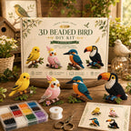 🧵✨ Kreative 3D-Bastelset-Kollektion „Mini World“ mit Perlen