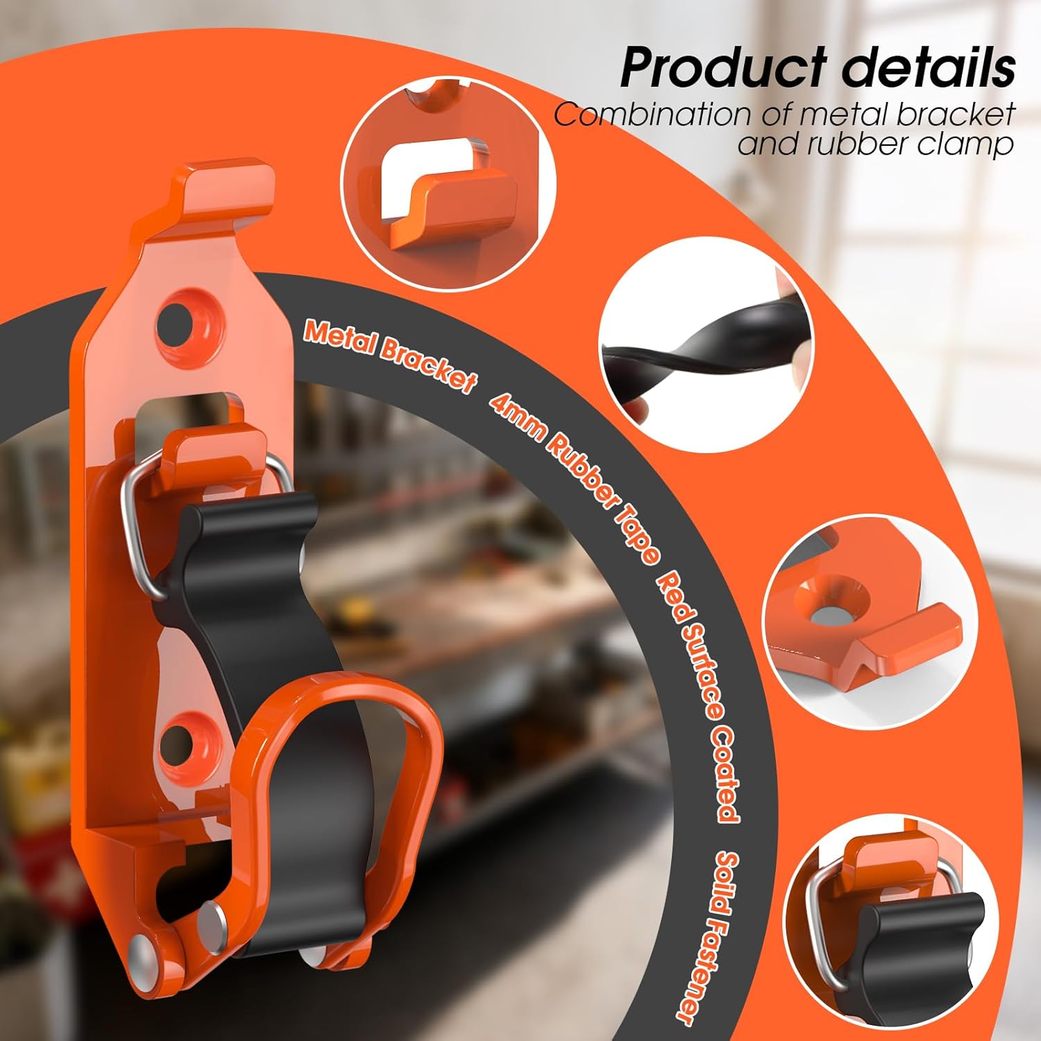 🛠️ Robustes Metall-Gummischaufel-Montageset